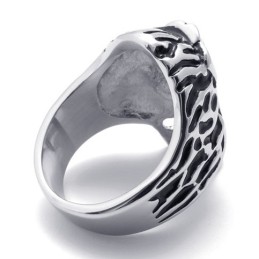 Titanring Mit Totenkopf