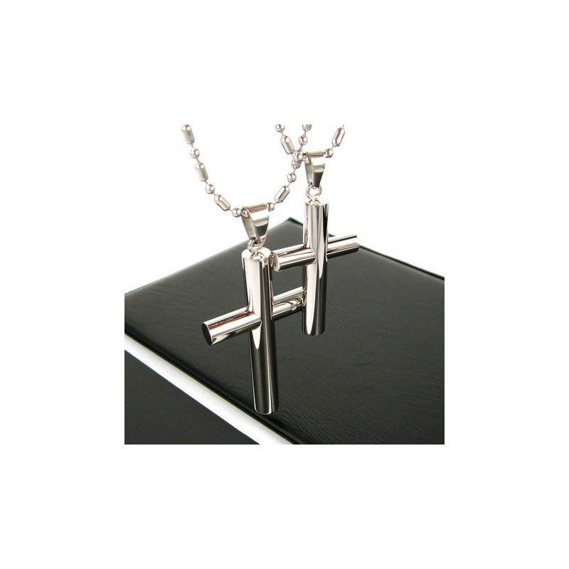 Herren-Kreuzanhänger Aus Reinem Titan, Inkl. Kette, 1 Stück Herren-Kreuzanhänger Aus Reinem Titan, Inkl. Kette, 1 Stück