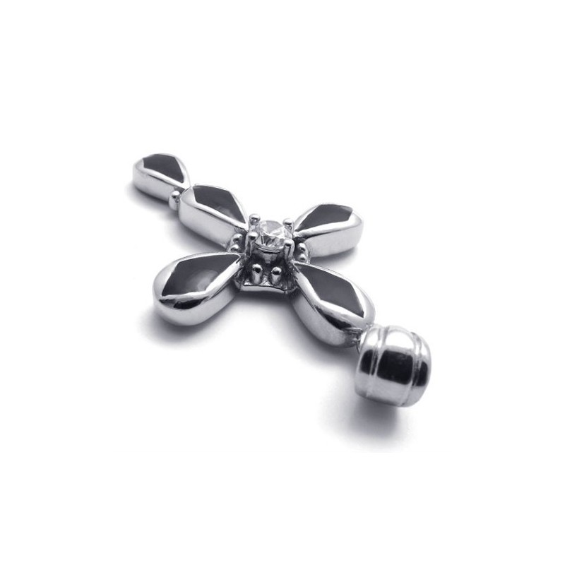 Diamant-Kreuzanhänger Aus Titan Diamant-Kreuzanhänger Aus Titan