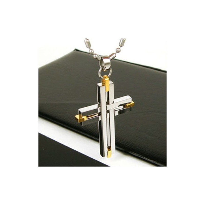 Mann Glänzendes Kreuz Reines Titan Anhänger Halskette Kostenlose Kette Mann Glänzendes Kreuz Reines Titan Anhänger Halskette Kostenlose Kette