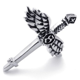 Flügel Titan Kreuz Anhänger