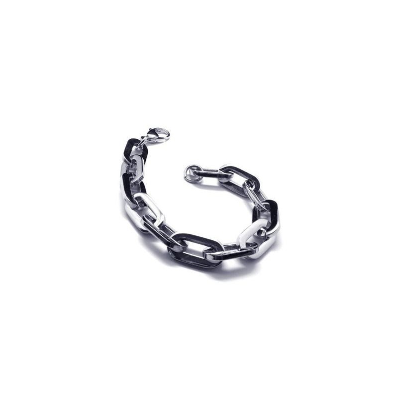 Herren- Und Jungenarmband Aus Reinem Titan Mit Charm-Gliedern Herren- Und Jungenarmband Aus Reinem Titan Mit Charm-Gliedern
