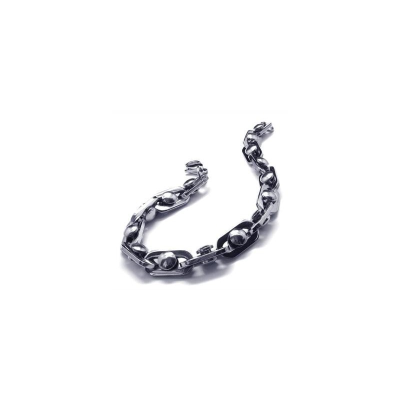 Herren- Und Jungen-Charm-Armband Aus Reinem Titan, Silber Herren- Und Jungen-Charm-Armband Aus Reinem Titan, Silber