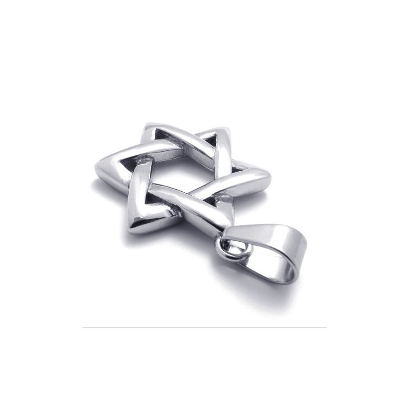 Glücksbringer-Hexagramm-Anhänger Aus Titan Glücksbringer-Hexagramm-Anhänger Aus Titan