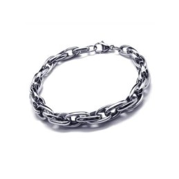 Herren- Und Jungen-Armband Aus Reinem Titan Mit Silbernem Charm