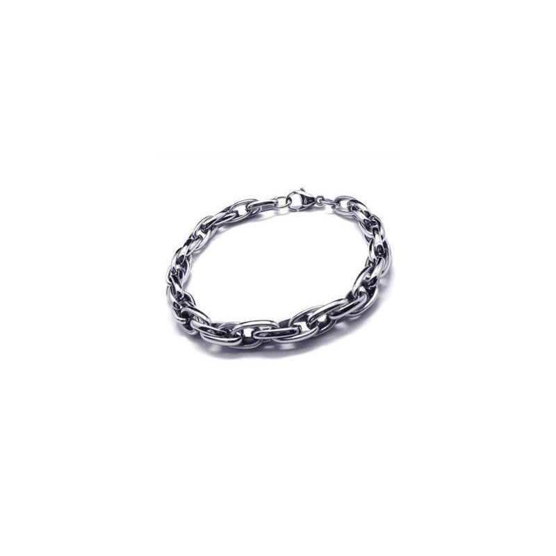 Herren- Und Jungen-Armband Aus Reinem Titan Mit Silbernem Charm Herren- Und Jungen-Armband Aus Reinem Titan Mit Silbernem Charm