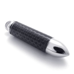 Schwarzer Bullet Titan Anhänger