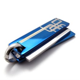 Blauer Titananhänger