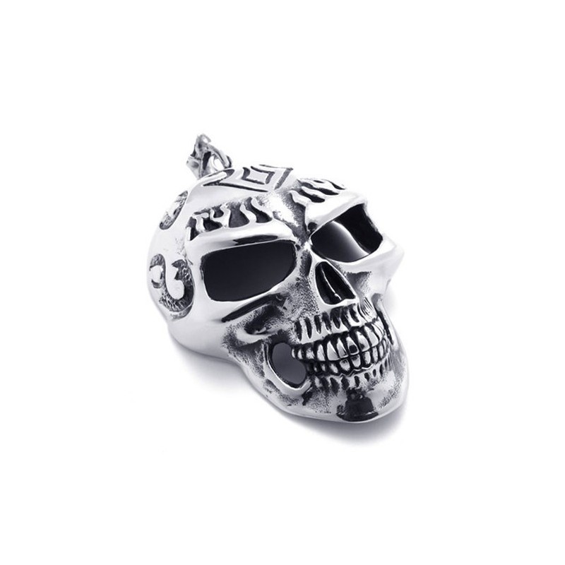 Titan-Anhänger Mit Totenkopfmaske Titan-Anhänger Mit Totenkopfmaske