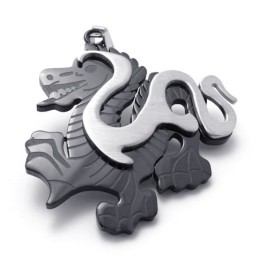 Schwarzer Drache Titan Anhänger