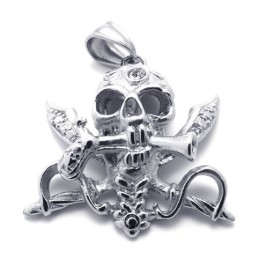 Totenkopf-Anhänger Aus Titan