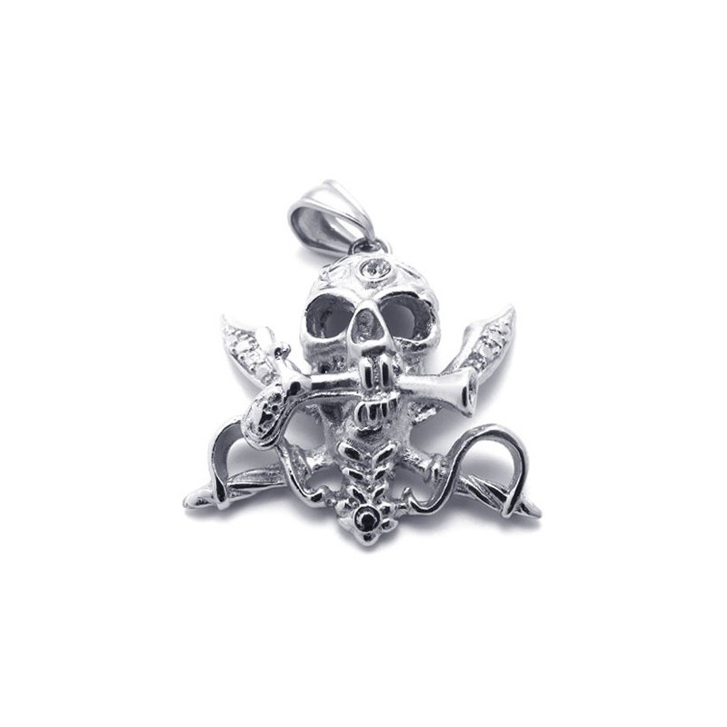 Totenkopf-Anhänger Aus Titan Totenkopf-Anhänger Aus Titan