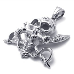Totenkopf-Anhänger Aus Titan