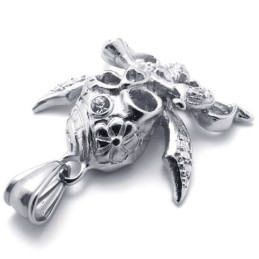 Totenkopf-Anhänger Aus Titan