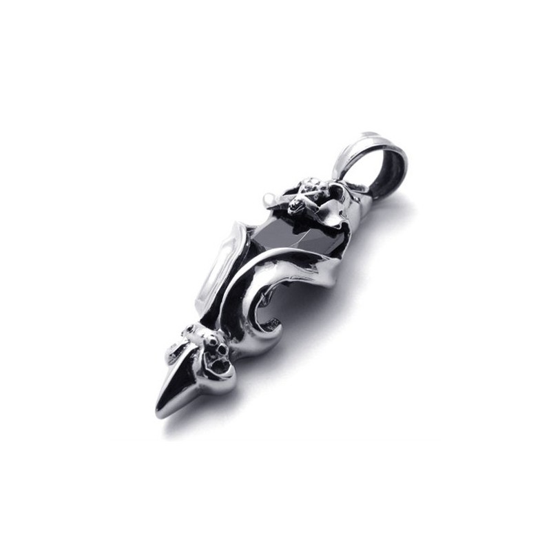 Schwarzer Diamant-Titan-Anhänger Schwarzer Diamant-Titan-Anhänger
