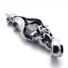 Schwarzer Diamant-Titan-Anhänger