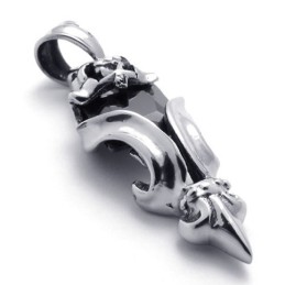 Schwarzer Diamant-Titan-Anhänger