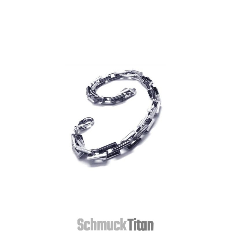 Herren-Jungen-Charm-Silberarmband Aus Reinem Titan