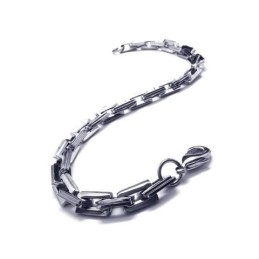 Herren-Jungen-Charm-Silberarmband Aus Reinem Titan