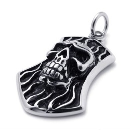 Totenkopf-Anhänger Aus Titan