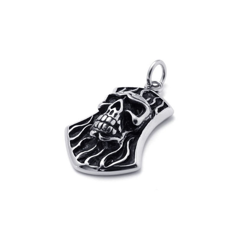 Totenkopf-Anhänger Aus Titan Totenkopf-Anhänger Aus Titan