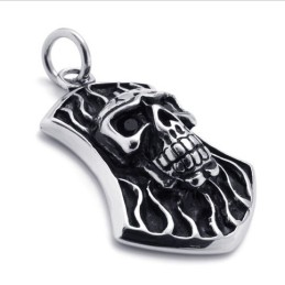 Totenkopf-Anhänger Aus Titan