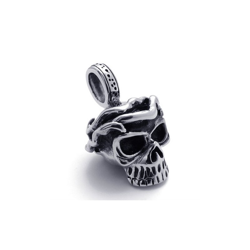 Totenkopf-Anhänger Aus Titan Totenkopf-Anhänger Aus Titan