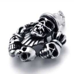 Totenkopf-Anhänger Aus Titan