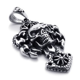 Totenkopf-Anhänger Aus Titan