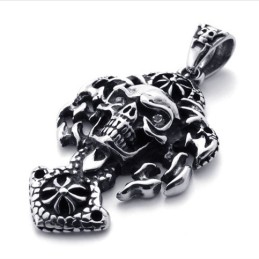 Totenkopf-Anhänger Aus Titan