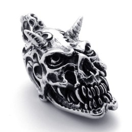 Totenkopf-Anhänger Aus Titan