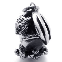 Totenkopf-Anhänger Aus Titan