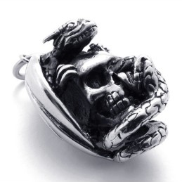 Totenkopf-Anhänger Aus Titan