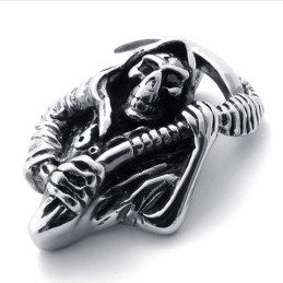 Totenkopf-Anhänger Aus Titan
