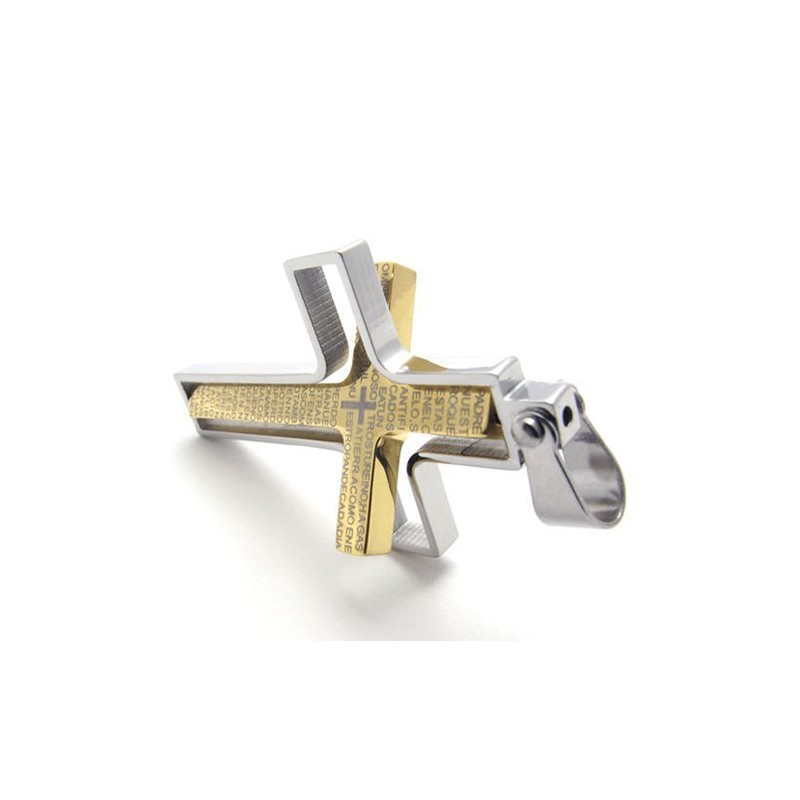 Gold Titan Kreuz Anhänger Gold Titan Kreuz Anhänger