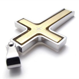 Gold Titan Kreuz Anhänger