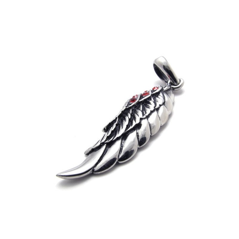 Federroter Diamant-Titan-Anhänger Federroter Diamant-Titan-Anhänger