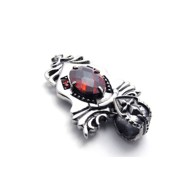 Roter Diamant-Titan-Anhänger Roter Diamant-Titan-Anhänger