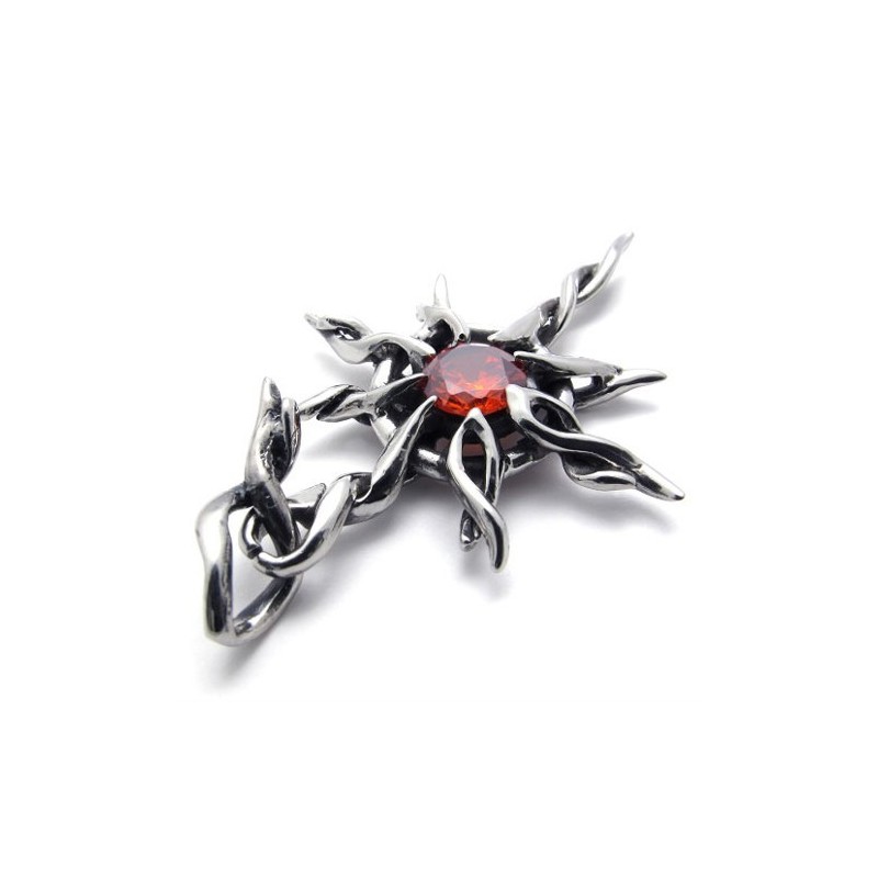 Roter Diamant-Titan-Anhänger Roter Diamant-Titan-Anhänger
