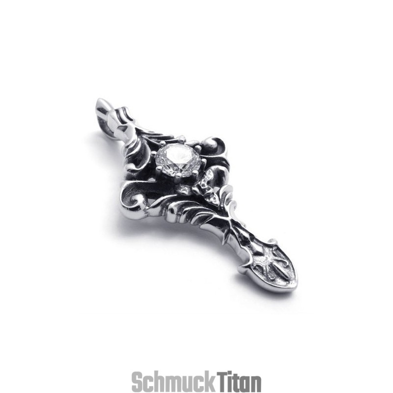 Diamant-Titan-Anhänger