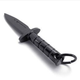 Schwarzer Dolch Titan Anhänger