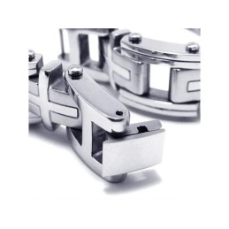 Herren- Und Jungenarmband Aus Reinem Titan Mit Kreuzanhänger
