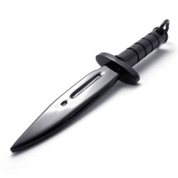 Schwarzer Dolch Titan Anhänger