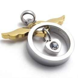 Gold Angel Damen Titan Anhänger