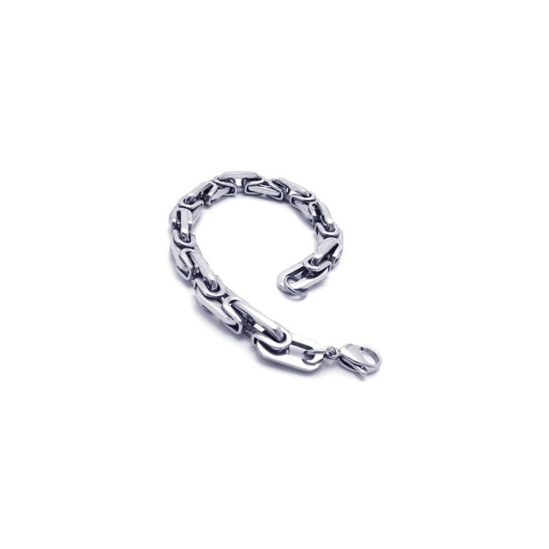 Herren- Und Jungenarmband Aus Reinem Titan Mit Gliedern Und Charms Herren- Und Jungenarmband Aus Reinem Titan Mit Gliedern Und Charms
