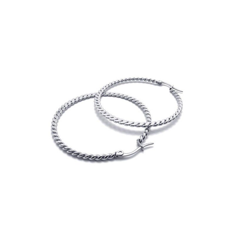 Ringgeflecht Titan Ohrringe Ringgeflecht Titan Ohrringe