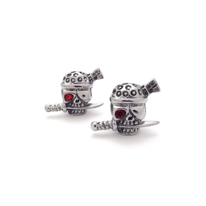 Totenkopf-Titan-Ohrringe Totenkopf-Titan-Ohrringe