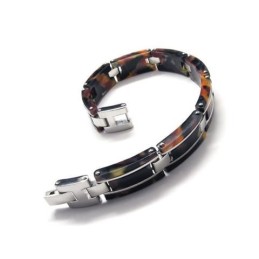 Herren Jungen Reines Titan Gummi Armband Charm Armreif