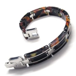 Herren Jungen Reines Titan Gummi Armband Charm Armreif