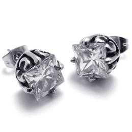 Diamant-Titan-Ohrringe